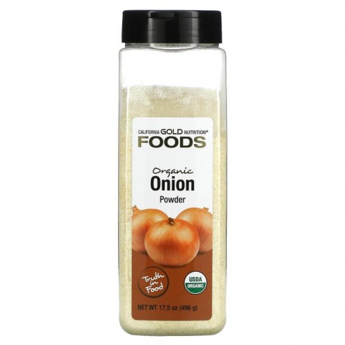 California Gold Nutrition, 식품 - 유기농 양파 분말, 496g(17.5oz)