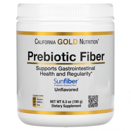 California Gold Nutrition, 프리바이오틱 섬유소, 180g(6.3oz)