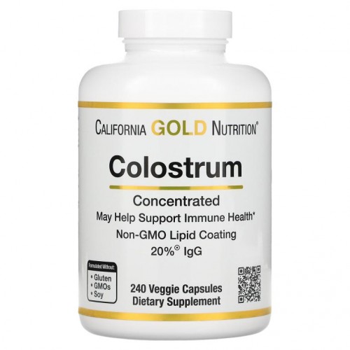 California Gold Nutrition, 초유, 베지 캡슐 240정