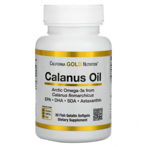 California Gold Nutrition, 칼라누스 오일, 500mg, 피쉬 젤라틴 소프트젤 30정