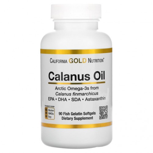 California Gold Nutrition, 칼라누스 오일, 500mg, 피쉬 젤라틴 소프트젤 90정