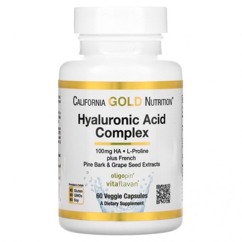 California Gold Nutrition, 히알루론산 복합체, 베지 캡슐 60정