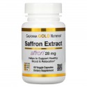 California Gold Nutrition, Affron 함유 사프란 추출물, 28mg, 베지 캡슐 60정