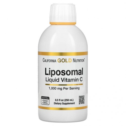 California Gold Nutrition, 리포소말 액상 비타민C, 무맛, 1,000mg, 250ml(8.5fl oz)