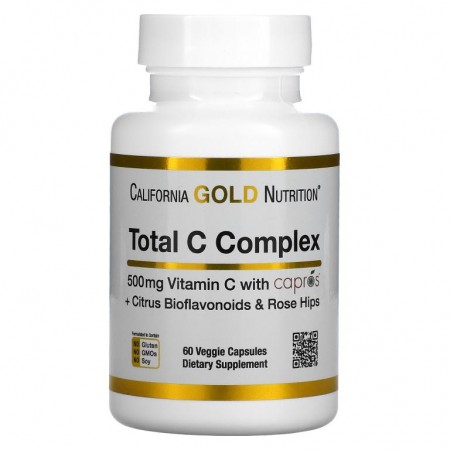 California Gold Nutrition, 종합 C 복합체, 500mg, 베지 캡슐 60정