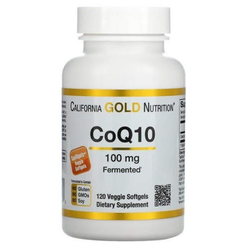 California Gold Nutrition, CoQ10, 100mg, 베지 소프트젤 120정