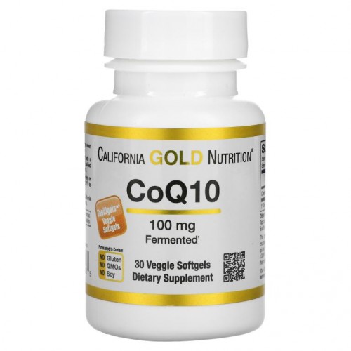 California Gold Nutrition, CoQ10, 100mg, 베지 소프트젤 30정