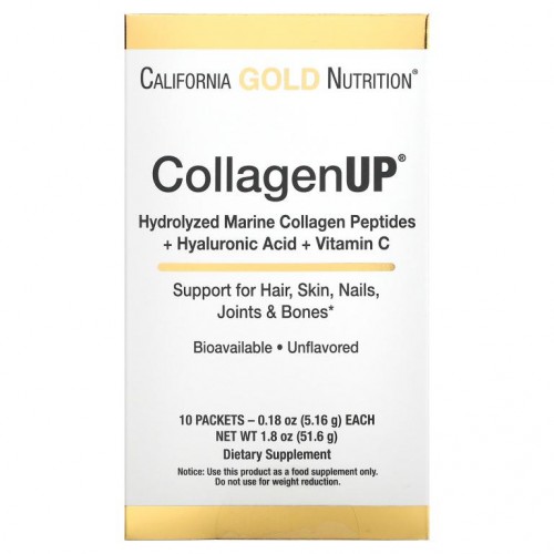 California Gold Nutrition, CollagenUp, 무맛, 10팩, 각 5.16g(0.18oz)
