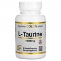 California Gold Nutrition, L-타우린, AjiPure, 1,000mg, 베지 캡슐 60정