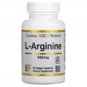 California Gold Nutrition, L-아르기닌, AjiPure, 500mg, 베지 캡슐 60정