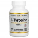 California Gold Nutrition, L-티로신, AjiPure, 500mg, 베지 캡슐 60정