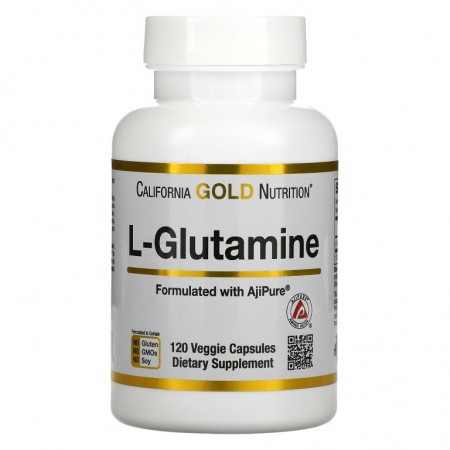 California Gold Nutrition, L. 글루타민, AjiPure, 500mg, 베지 캡슐 120정