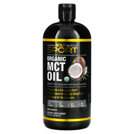 California Gold Nutrition, 유기농 MCT 오일, 946ml(32fl oz)