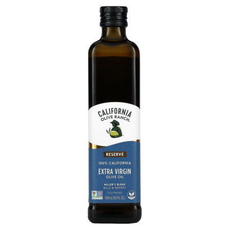 California Olive Ranch, 100% 캘리포니아산, 엑스트라 버진 올리브 오일, 밀러의 혼합물, 500ml(16.9fl oz)