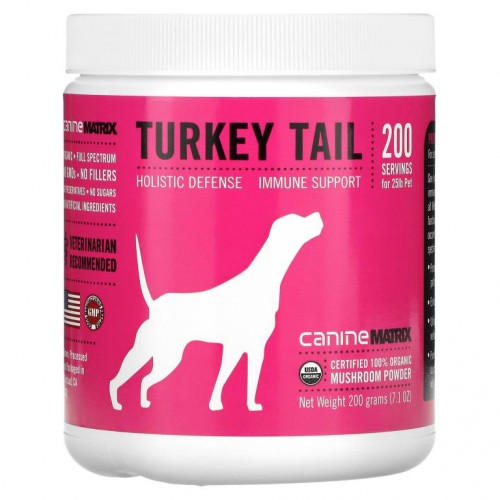 Canine Matrix, 구름버섯, 버섯 분말, 200g(7.1oz)