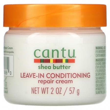 Cantu, 시어버터, 리브인 컨디셔닝 리페어 크림, 57g(2oz)