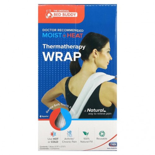 Carex, Moist Heat, Thermatherapy Wrap, 1 Wrap