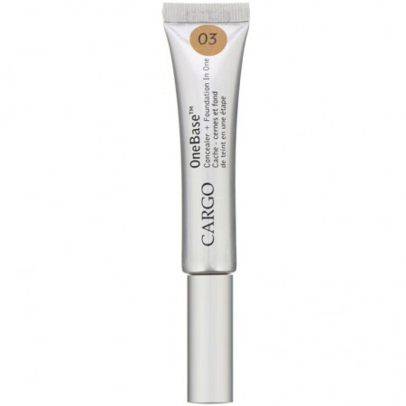 Cargo, OneBase, 일체형 컨실러 + 파운데이션, 03, 0.6oz(17g)