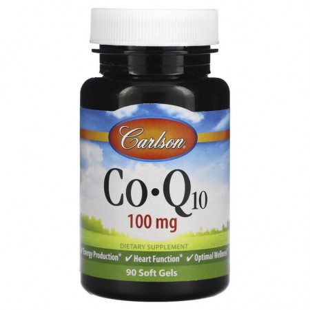 Carlson, CO-Q10, 100mg, 소프트젤 90정