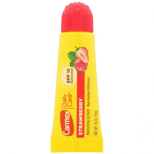 Carmex, 데일리 케어, 보습 립밤, 딸기, SPF 15, 0.35 oz(10 g)