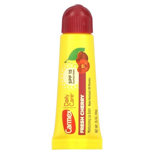 Carmex, Daily Care, 모이스처라이징 립 밤, 상큼한 체리, SPF 15, 10g(0.35oz)