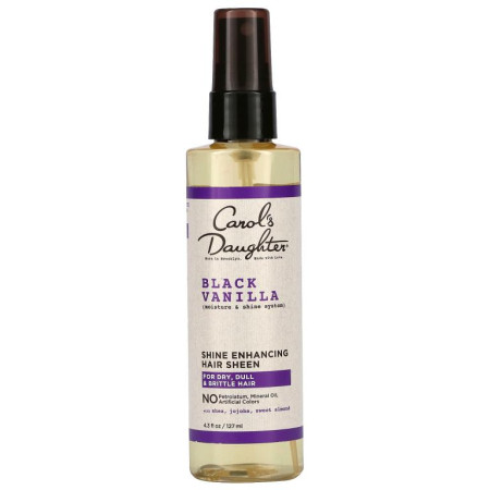 Carol's Daughter, Black Vanilla, Moisture & Shine System, Shine Enhancing Hair Sheen, 4.3 fl oz (127 ml)