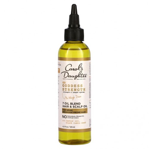 Carol's Daughter, Goddess Strength, Strength & Length System, 7 Oil Blend Hair & Scalp Oil, 4.2 fl oz (125 ml)