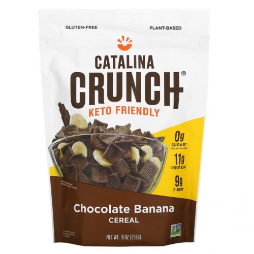 Catalina Crunch, 케토 친화적인 시리얼, 초콜릿 바나나 맛, 255g(9oz)