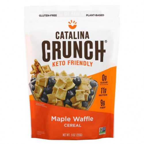 Catalina Crunch, 케토 친화적인 시리얼, 메이플 와플, 255g(9oz)