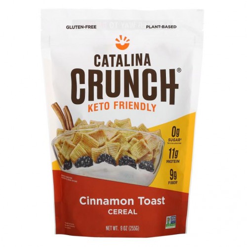 Catalina Crunch, 케토 친화적인 시리얼, 시나몬 토스트, 255g(9oz)