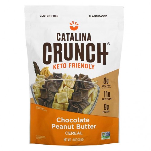 Catalina Crunch, 케토 친화적인 시리얼, 초콜릿 땅콩 버터, 255g(9oz)