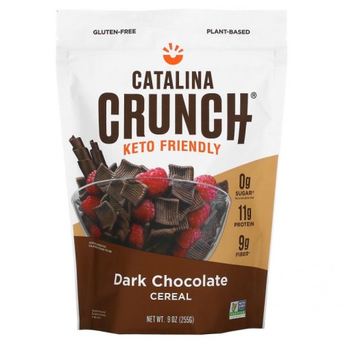 Catalina Crunch, 케토 친화적인 시리얼, 다크 초콜릿, 255g(9oz)