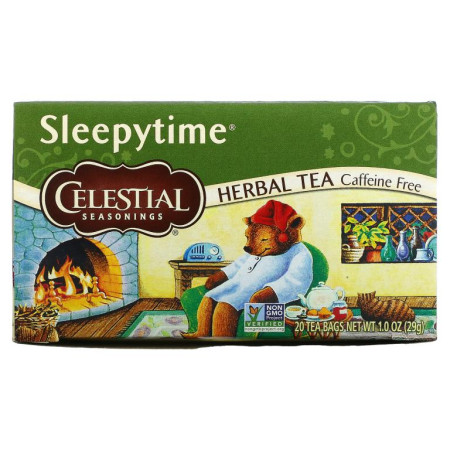 Celestial Seasonings, 허브 티, 슬리피타임, 무카페인, 티백 20개, 29g(1.0oz)
