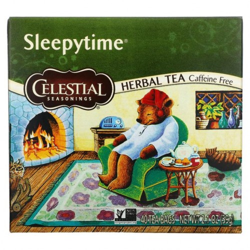 Celestial Seasonings, 허브 티, 슬리피타임, 카페인 무함유, 티백 40개, 59g(2.1oz)