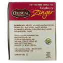 Celestial Seasonings, 허브 차, 라즈베리 Zinger, 카페인 무함유, 티백 20개, 45g(1.6oz)