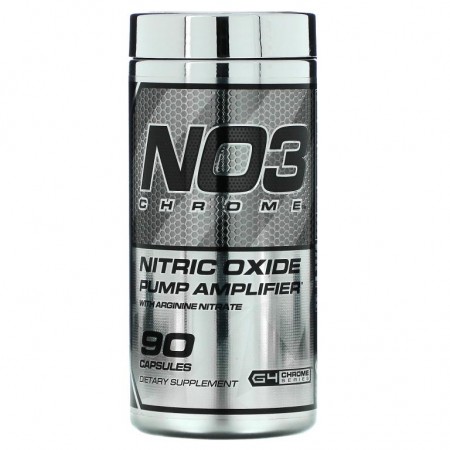 Cellucor, NO3 Chrome, 산화질소 근육 펌핑 증폭제, 캡슐 90정