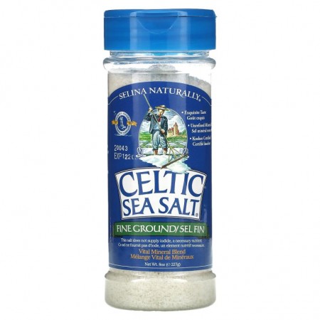 Celtic Sea Salt, 파인 그라운드, 바이탈 미네랄 블렌드 쉐이커 자, 8 온스 (227 g)