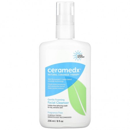 Ceramedx, Gentle Foaming Facial Cleanser, Fragrance Free, 8 fl oz (236 ml)