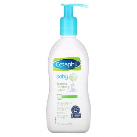 Cetaphil, 유아용, 습진 진정 로션, 296ml(10fl oz)