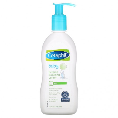 Cetaphil, 유아용, 습진 진정 로션, 296ml(10fl oz)