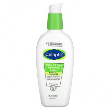 Cetaphil, 데일리 하이드레이팅 로션, 히알루론산 함유, 3fl oz(88ml)