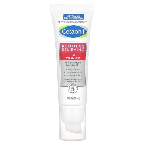Cetaphil, 홍조 완화, 나이트 모이스처라이저, 50g(1.7fl oz)