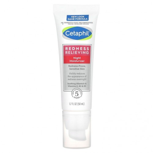 Cetaphil, 홍조 완화, 나이트 모이스처라이저, 50g(1.7fl oz)