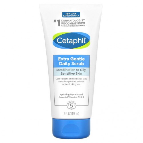 Cetaphil, 엑스트라 젠틀, 데일리 스크럽, 6fl oz(178ml)