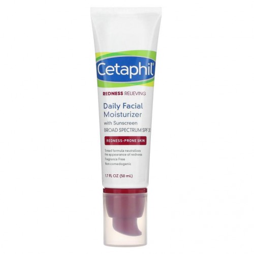 Cetaphil, 레드니스 릴리빙, 데일리 페이셜 모이스처라이저, SPF 20, 뉴트럴 틴트, 50ml(1.7 fl oz)