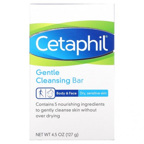Cetaphil, 순한 클렌징바, 127g(4.5oz)
