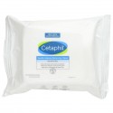 Cetaphil, 젠틀 메이크업 리무빙 와입스, 물티슈 25매입