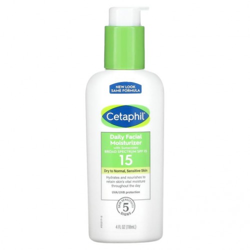 Cetaphil, 데일리 페이셜 모이스처라이저, SPF 15, 4fl oz(118ml)