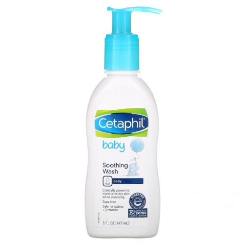 Cetaphil, Baby, Soothing Wash, 5 fl oz (147 ml)