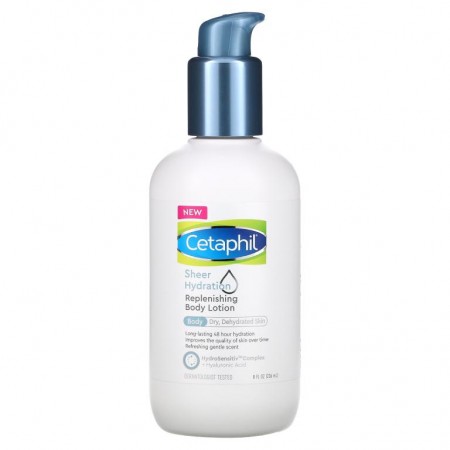 Cetaphil, Replenishing Body Lotion, Sheer Hydration, 8 fl oz (236 ml)